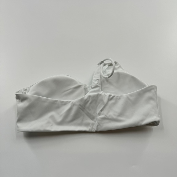 Asymmetrical One-Shoulder Workout Sports Bras – 2 Pack, White & Brown - Picture 3 of 6